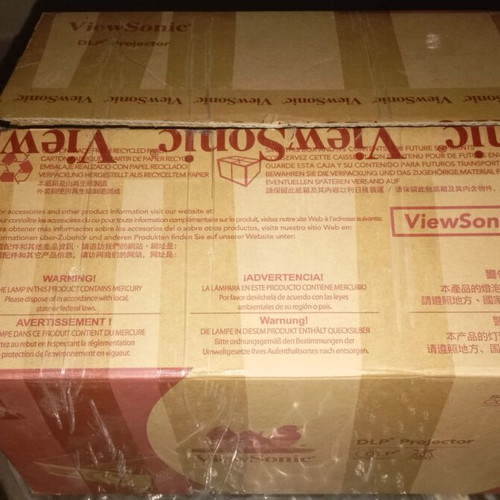 Viewsonic PL503w projector new with antenna connection equipment