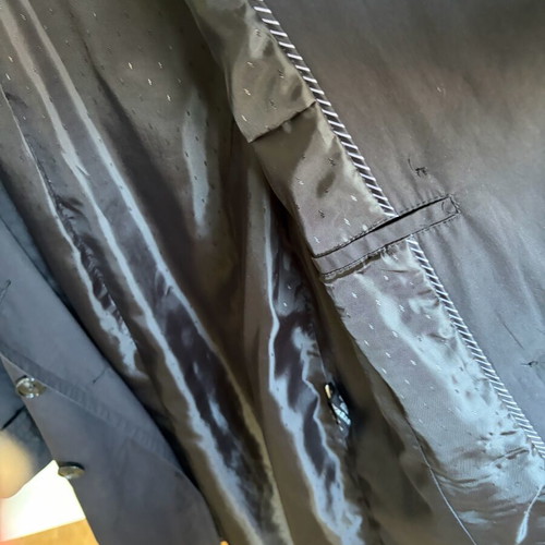 H&M Black Trench Coat used, size 36 Small