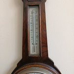Antique barometer used, solid wood, 62x21 cm