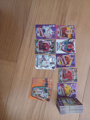 Football collectible cards like new with top master, legend, rookie, and limited edition