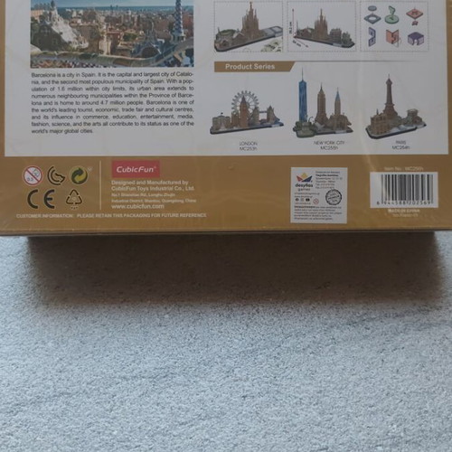 3D Puzzle Barcelona new, sealed