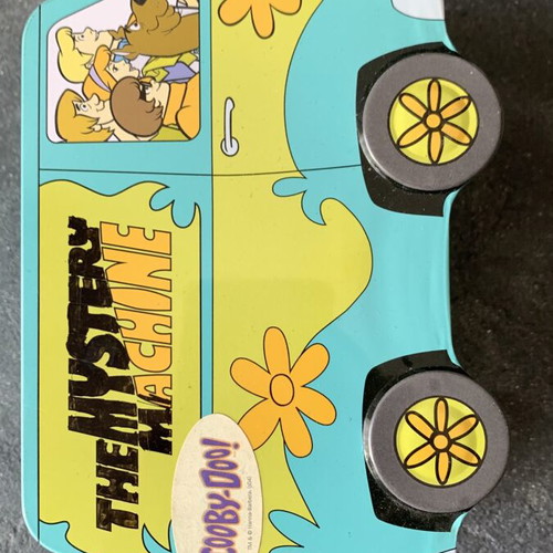 Collectible tin box used