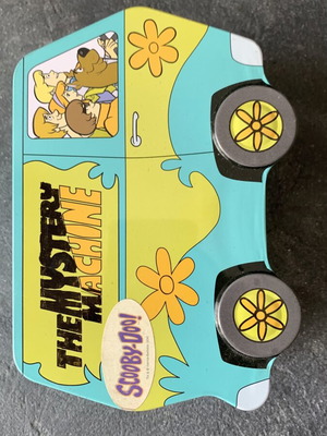Collectible tin box used