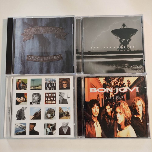 Bon Jovi 4 CD set used, rock genre