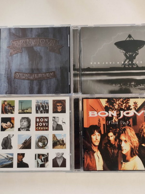 Bon Jovi 4 CD set used, rock genre