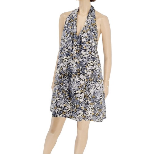 Cotton short dress L/XL new, gray and black