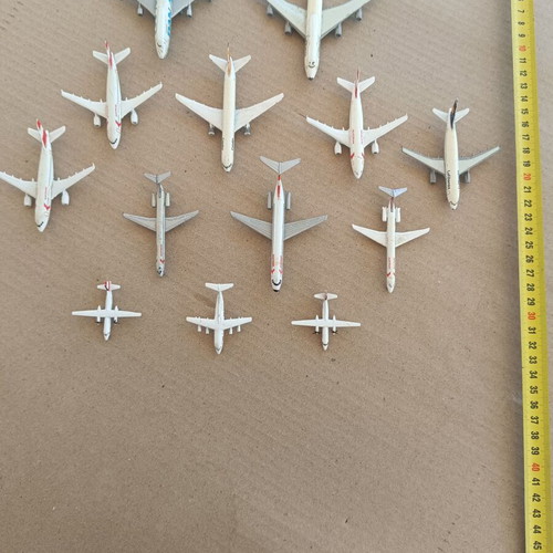13 Miniature Airplane Models