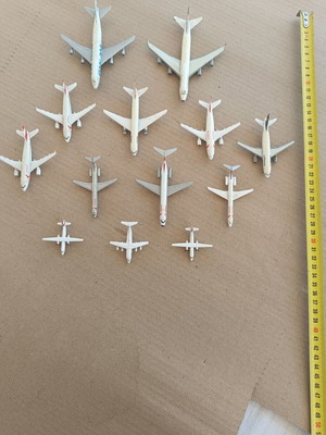 13 Miniature Airplane Models