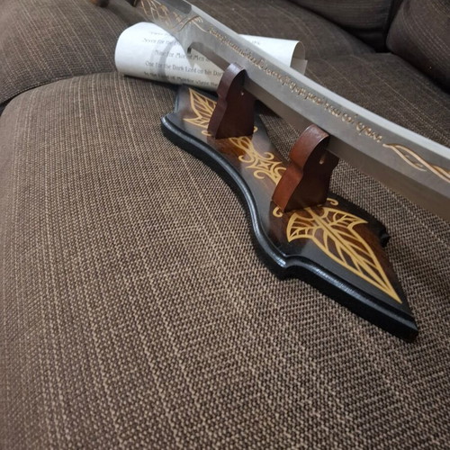 Hadhafang Sword of Arwen Evenstar with Display Stand like new