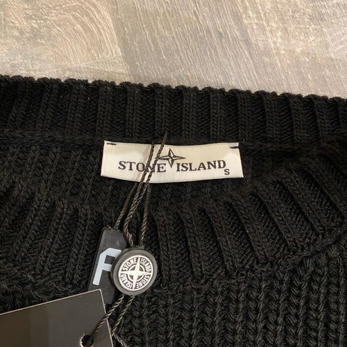 Stone Island knit sweater black size 2XL new