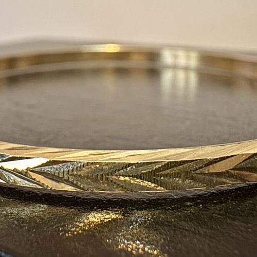 Vintage gold bracelet 14k, 7 grams, 7 cm diameter