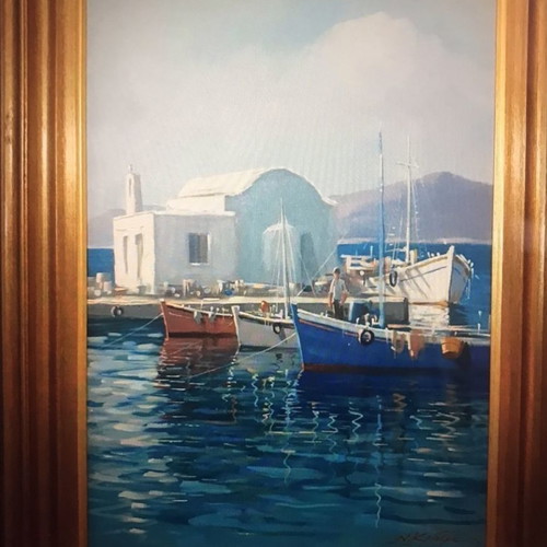 Painting by N. Krideras new, oil on canvas 50x70