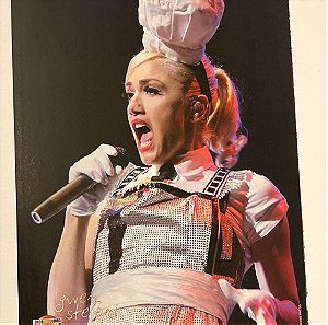 Gwen Stefani - Έλλη Κοκκίνου Ένθετο Αφίσα από περιοδικό Αφισόραμα Σε καλή κατάσταση Τιμή 5 Ευρώ