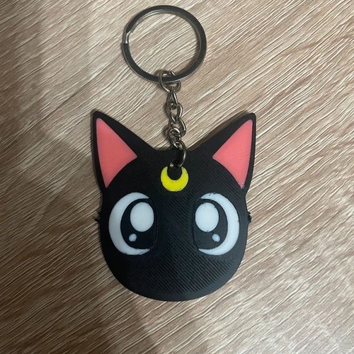 Sailor Moon Luna Keychain new, multicolored