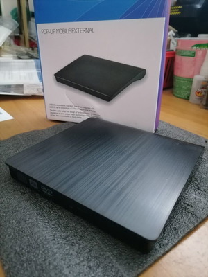 HP CDDVDW TS-L633J Εξωτερικός οδηγός USB ανάγνωσης/εγγραφής CD/DVD καινούργιο