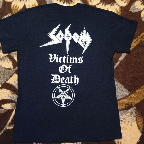 Sodom Victims of Death T-Shirt like new, Gildan, black and white, M
