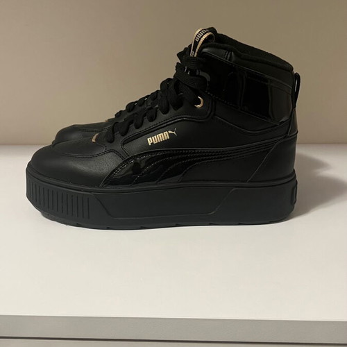 Puma women's athletic shoes like new, size 40.5, black