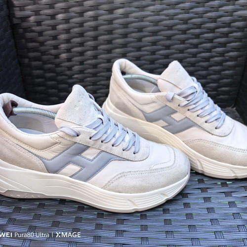 Hogan sports shoes size 40, white beige
