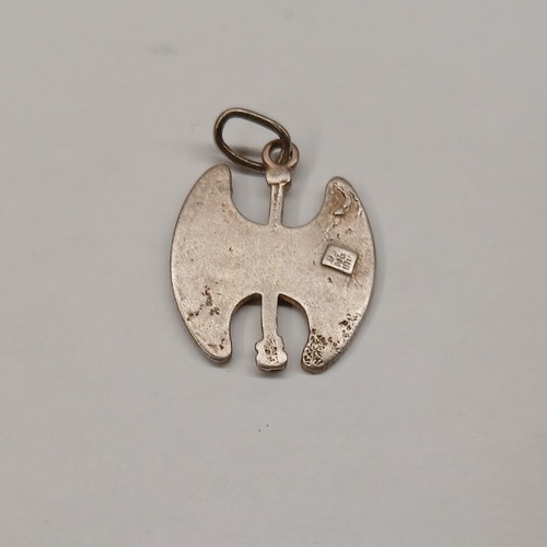 Silver pendant 925 double axe like new
