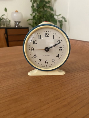 Table clock used with analog display, made in USSR