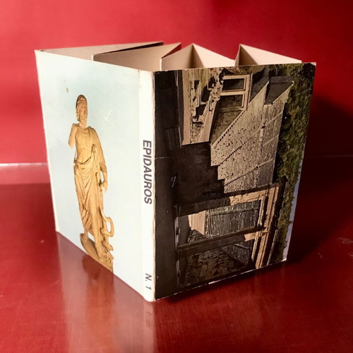 Epidaurus postcards used, booklet of 10, 8.5x11cm
