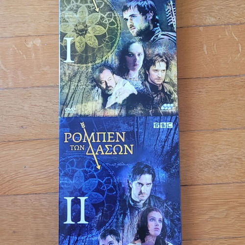 Robin Hood BBC 6 DVD set like new, English with Greek subtitles