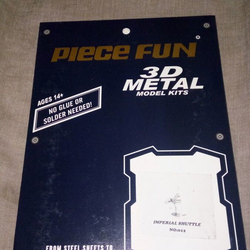 Star Wars Imperial Shuttle metal 3D puzzle Piece Fun