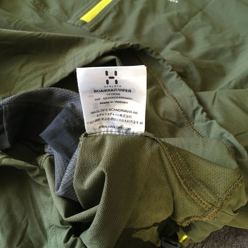 Haglöfs Anorak Boa/Krait/Viper Men Jacket L like new, green