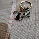 Keychain with Cat Theme new