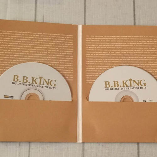 B.B. King His Definitive Greatest Hits 2 CD blues collection