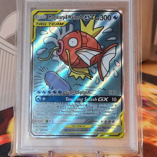 Magikarp & Wailord GX 2019 Sun & Moon Team Up Holo new