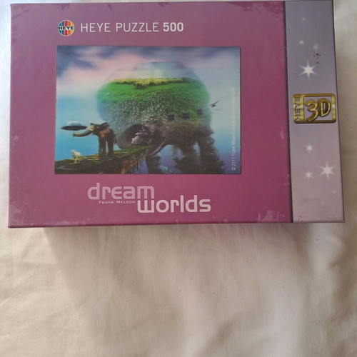 Heye puzzle 3D image used, 500 pieces