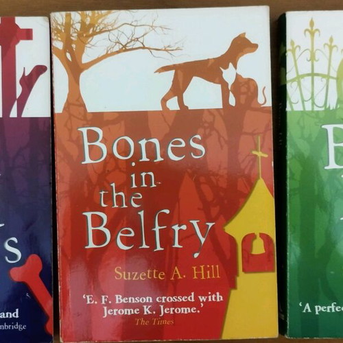Suzette A. Hill 3-Book Set used, English cozy mystery series