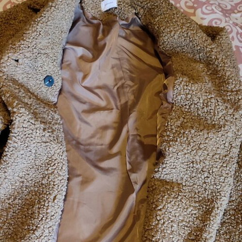 Teddy coat Reserved like new, beige and brown, size M