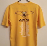 AEK Συλλεκτικό T-Shirt Roster 2008-09 Puma μέγεθος M σαν καινούργιο