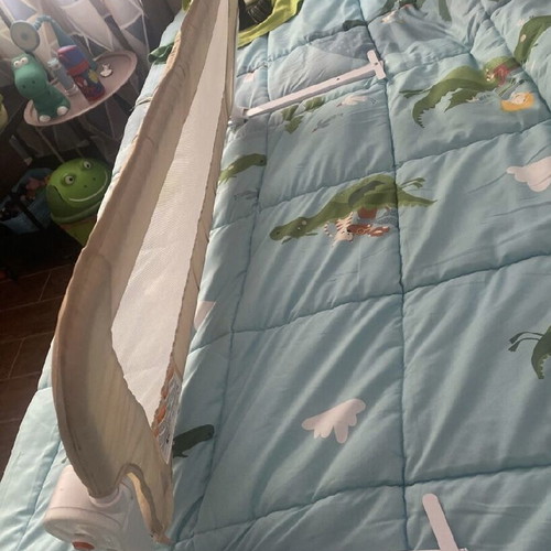 Protective bed rail for children used, 99cm length