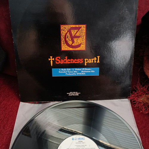 Enigma Sadness Part I 12" maxi single, electronic
