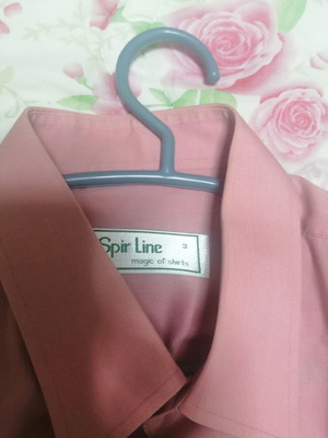 Silk shirt Spir Line size L, pink