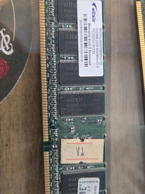 DDR RAM 512MB used