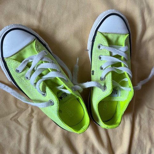 Παπούτσια Converse All Star μεταχειρισμένα, μέγεθος 28, πράσινα, unisex