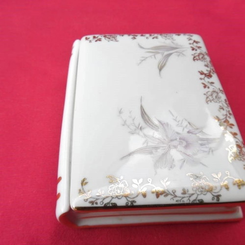 Limoges France decorative box book-shaped like new