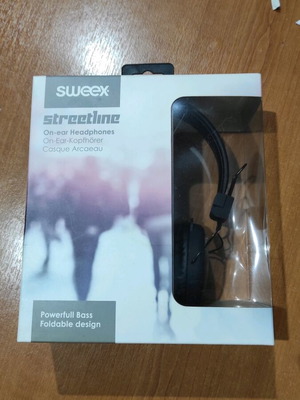 Sweex Streetline on-ear headphones new in original packaging