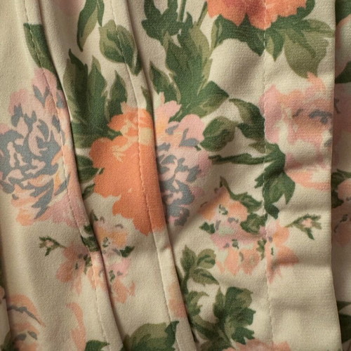 Zara floral corset top with pastel flowers like new, size XS
