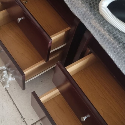 Bedroom vanity with two nightstands like new