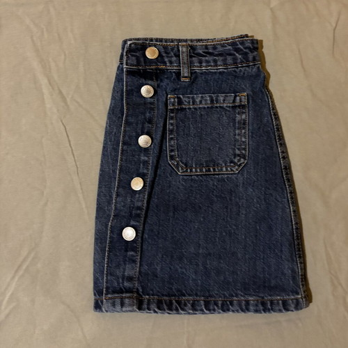 Bershka denim mini skirt like new, blue, size XS