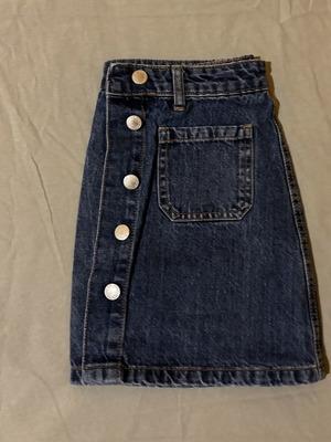 Bershka denim mini skirt like new, blue, size XS
