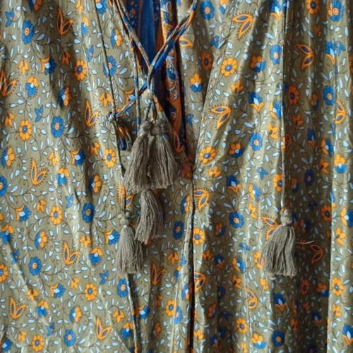 Boho Maxi Dress Jasmine free size like new, floral paisley print