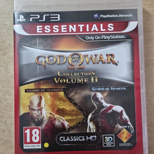 PlayStation 3 console with God of War and Call of Duty games used