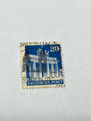 German Bizone Stamp Brandenburg Gate 1948 like new
