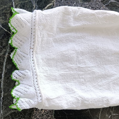 Traditional white shirt dress